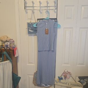 ReoRia Soft Blue Top